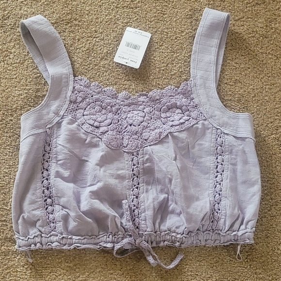 Freepeople sweet something tank lilac size Medium - Picture 3 of 7